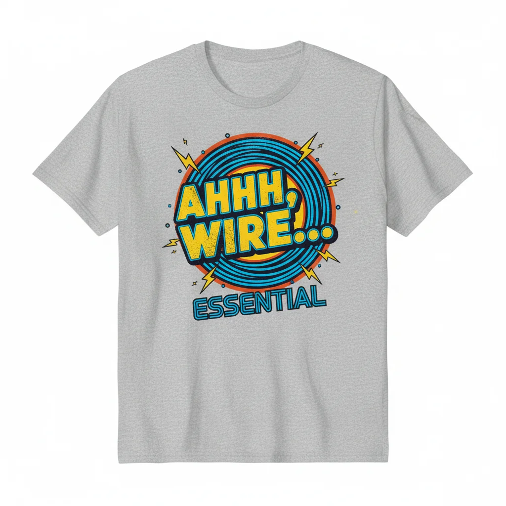 "Ahhh, wire...." Essential Unisex T-Shirt - Comfortable & Stylish