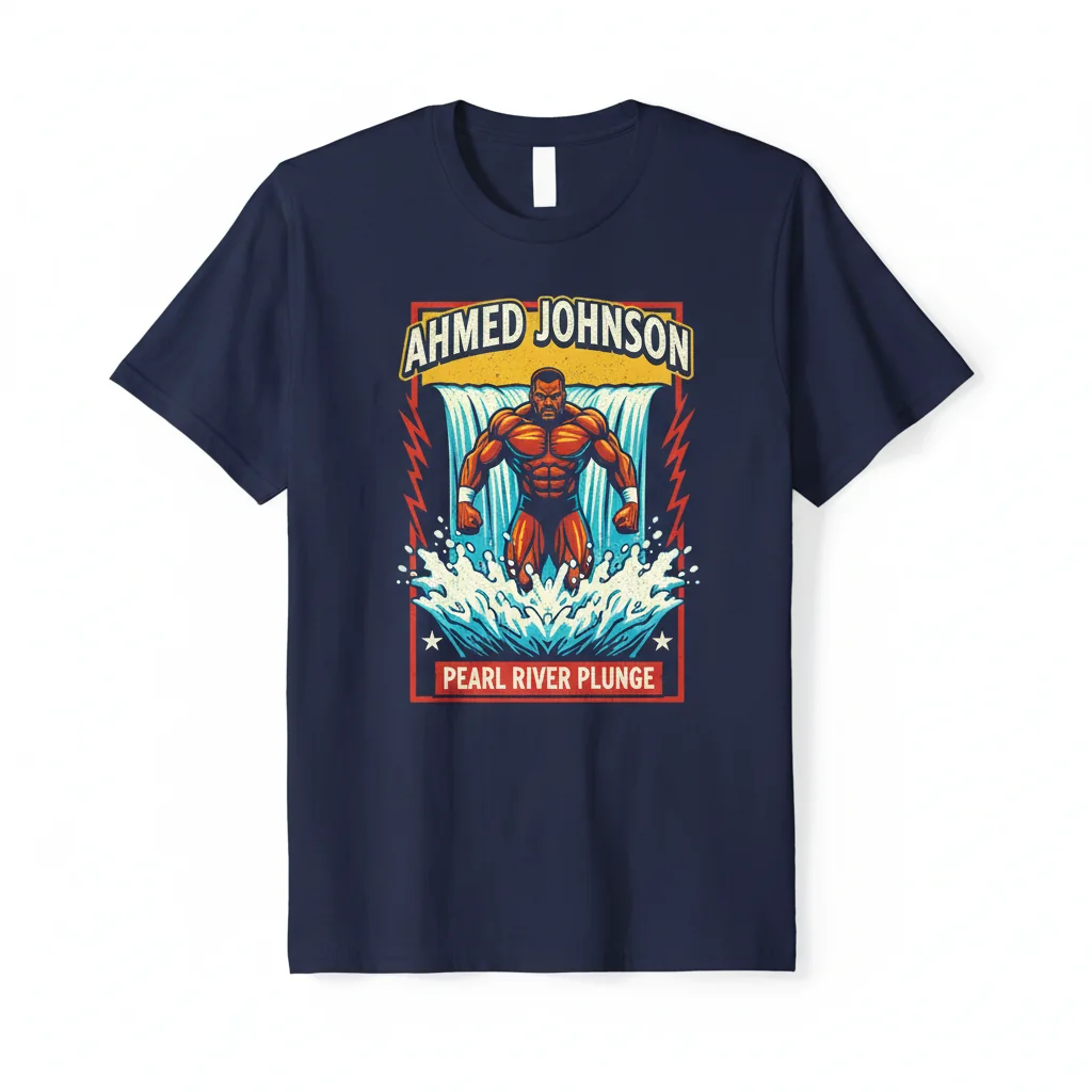 Ahmed Johnson's Pearl River Plunge: Unleash Your Inner Power Essential T-Shirt