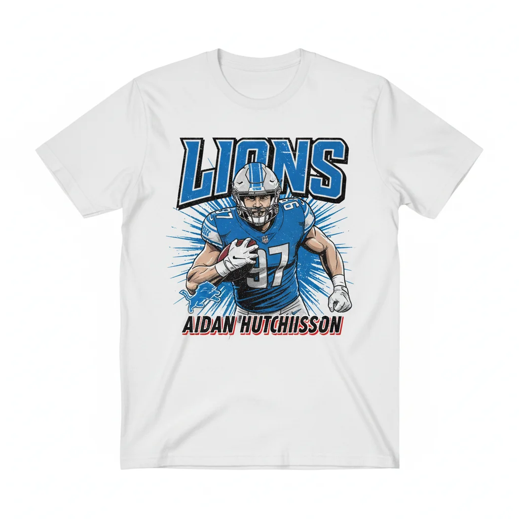 Aidan Hutchinson Detroit Lions Signature Fan Shirt - Premium Comfort & Durability