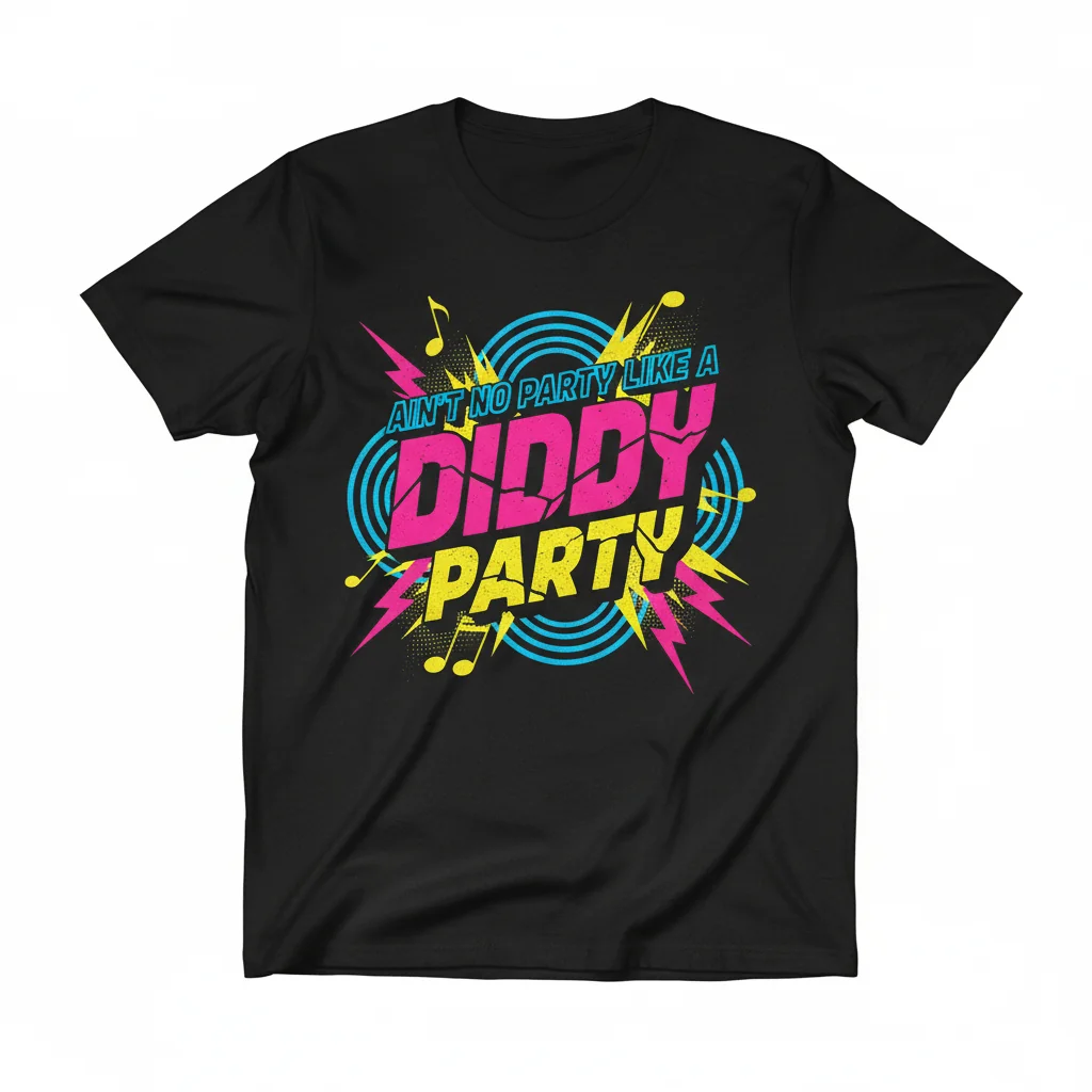 Diddy Party Shirt: Unmatched Comfort & Style – Won't Fade, Won't Shrink