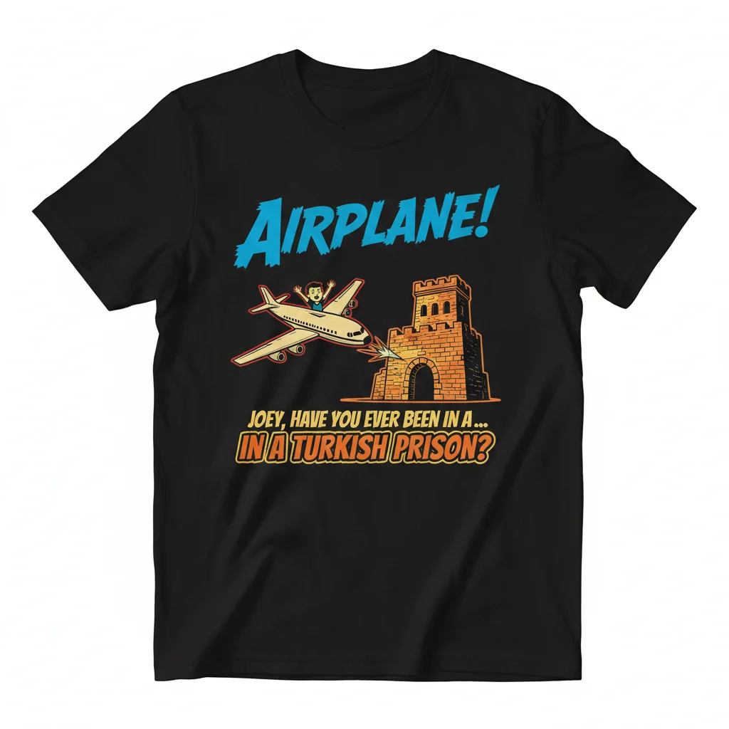 Airplane Joey Turkish Prison Quote Essential T-Shirt - Movie Fan Tee