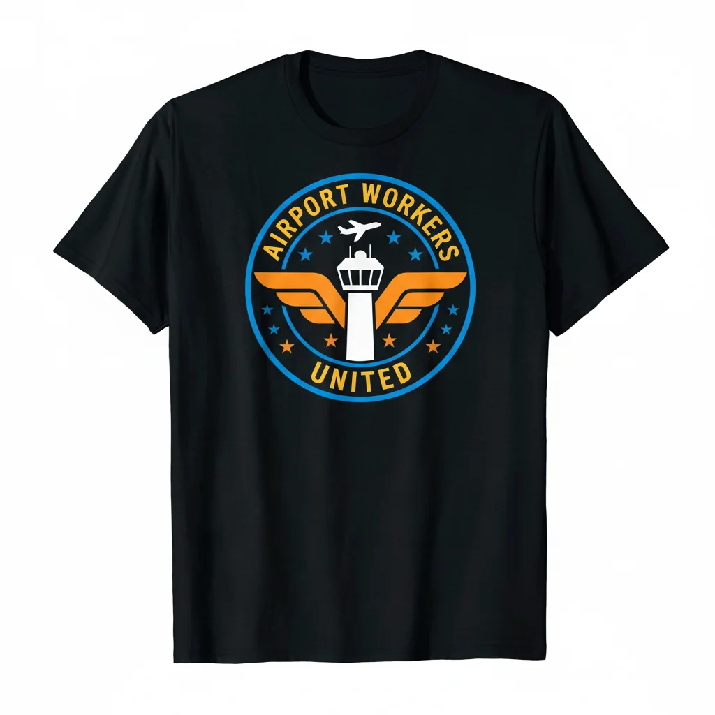 Airport Workers United Premium Tee – Durable & Eco-Friendly Comfort