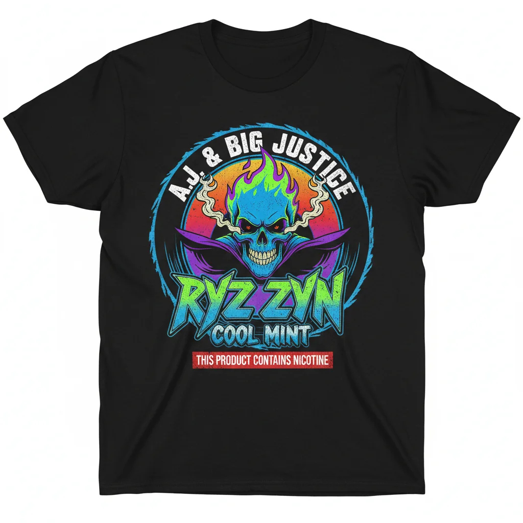 Big Justice Ryz Zyn Cool Mint Streetwear Tee