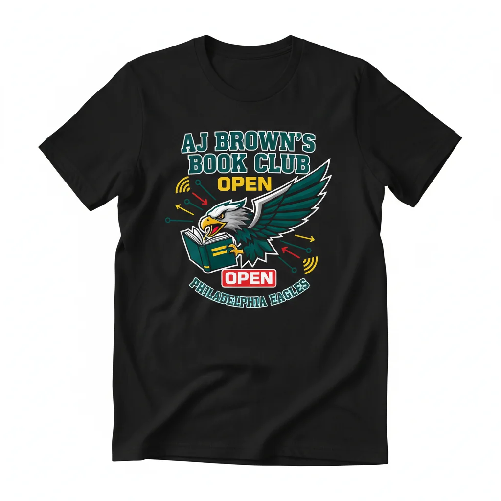 AJ Brown Book Club Philadelphia Eagles Shirt