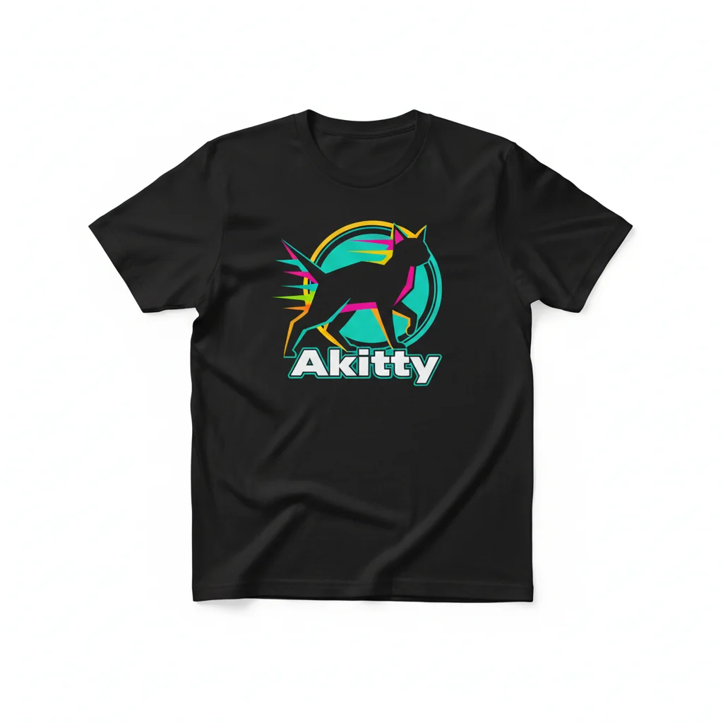 Akitty Essential T-Shirt – Premium 100% Ring-Spun Cotton, Side-Seamed, Retail Fit Tee