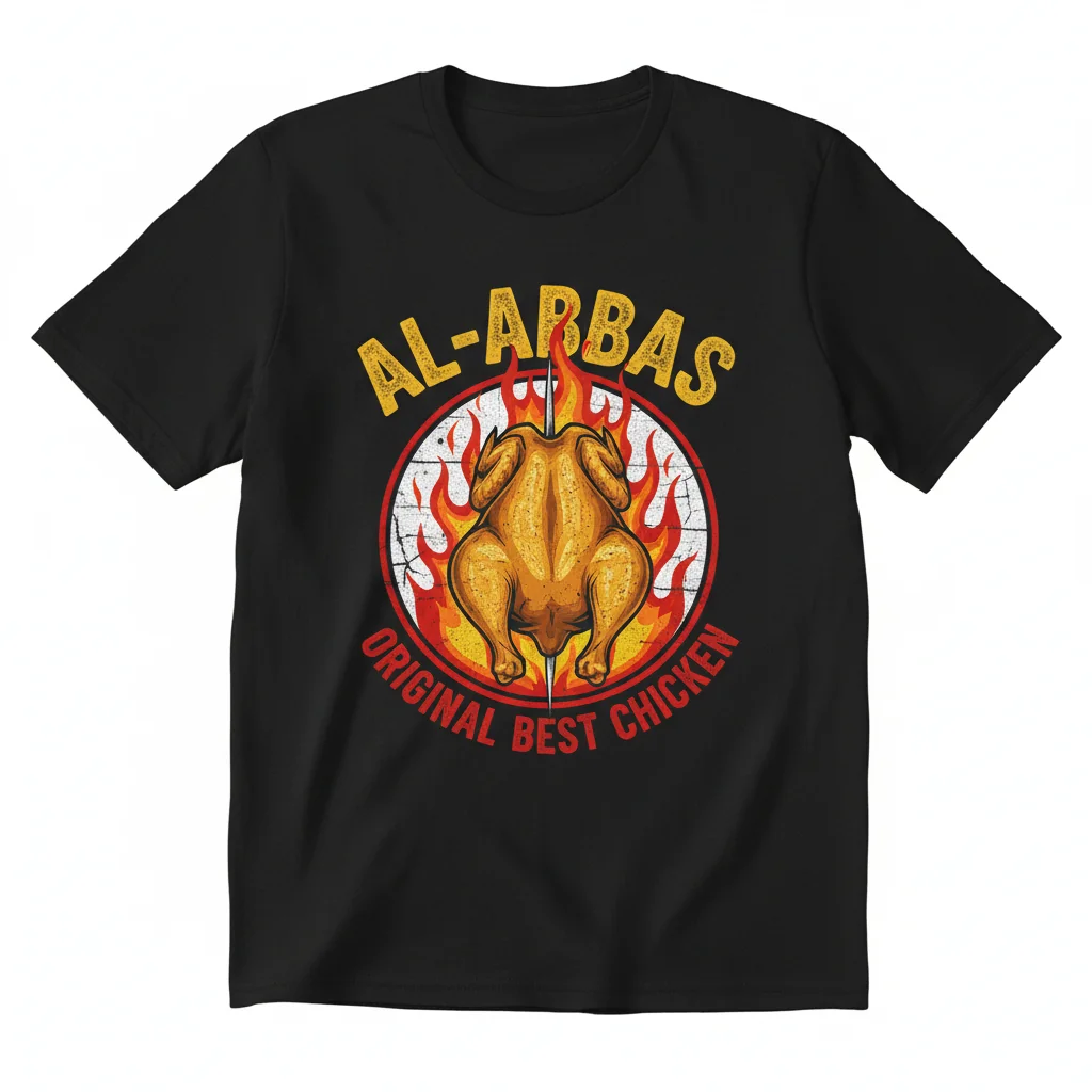 Al-Abbas: Premium Essential Chicken T-Shirt – Unmatched Durability & Comfort