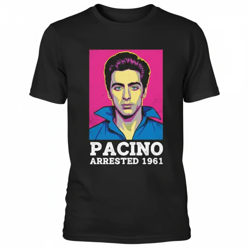 Al Pacino Mugshot Essential T-Shirt – Classic Fan Apparel