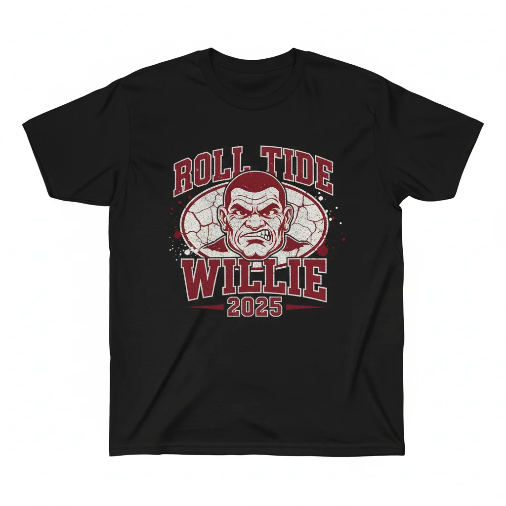 Crimson Tide Willie Portrait Tee '25