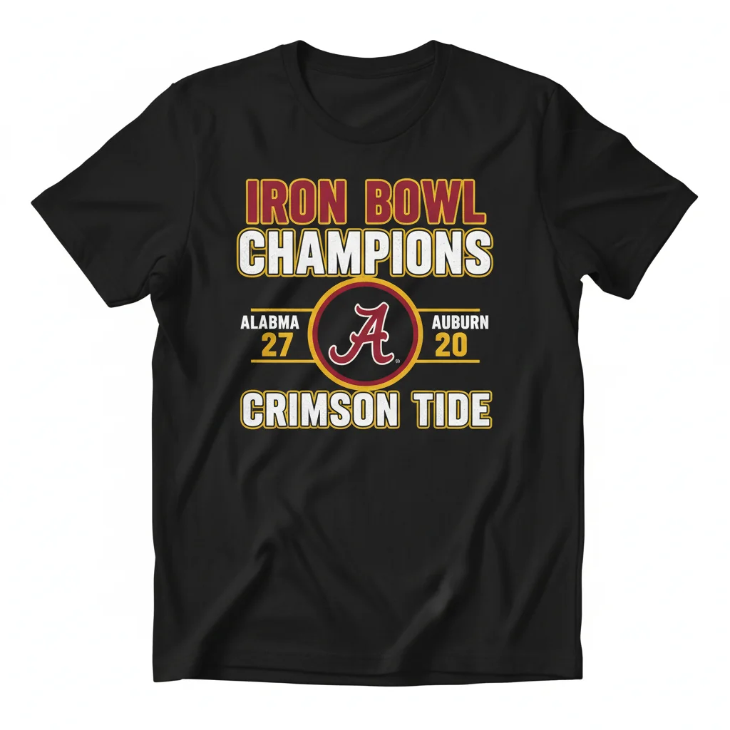 Crimson Tide Iron Bowl Champs Tee