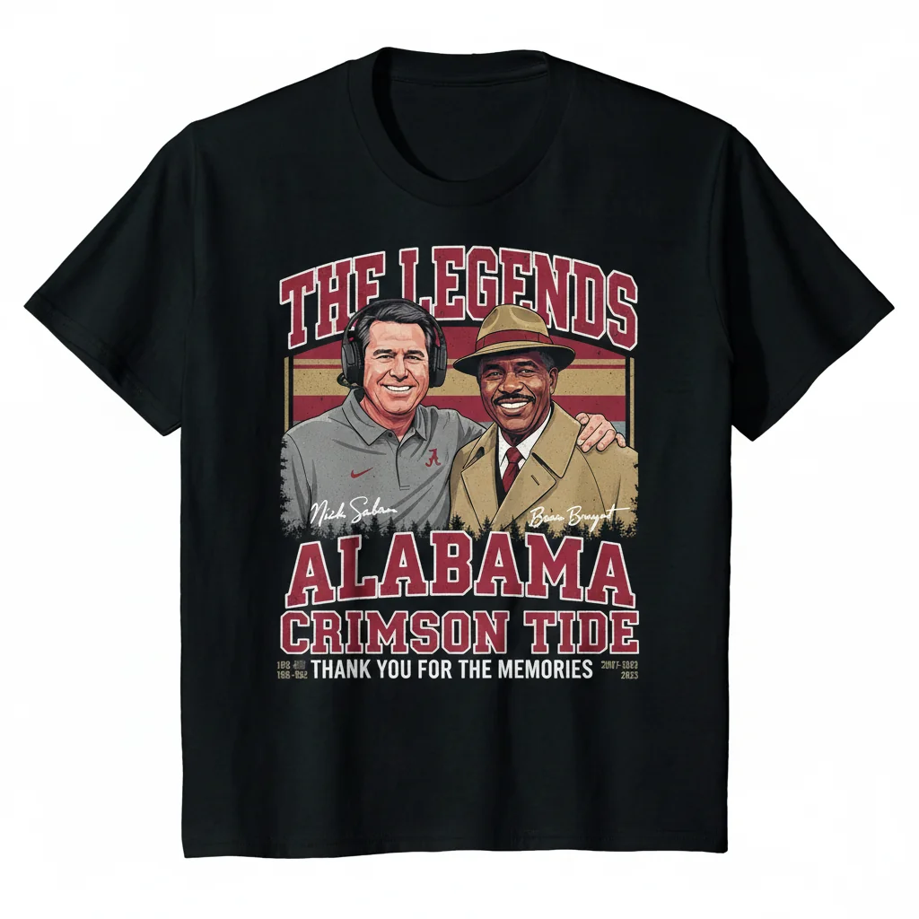 Crimson Tide Legends Signature Tee: Saban & Bryant