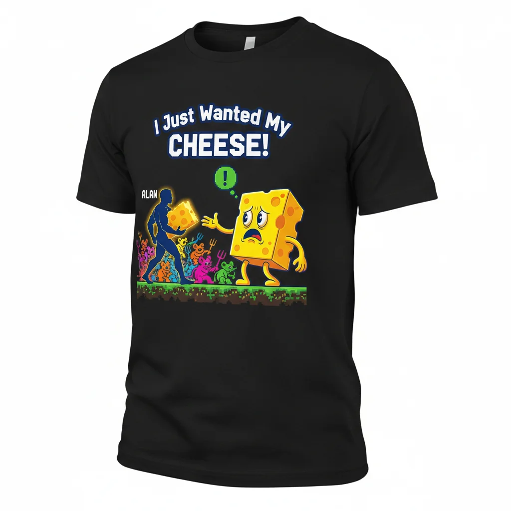 Alan I Just Wanted My Cheese Funny Essential T-Shirt – Premium Comfort Tee