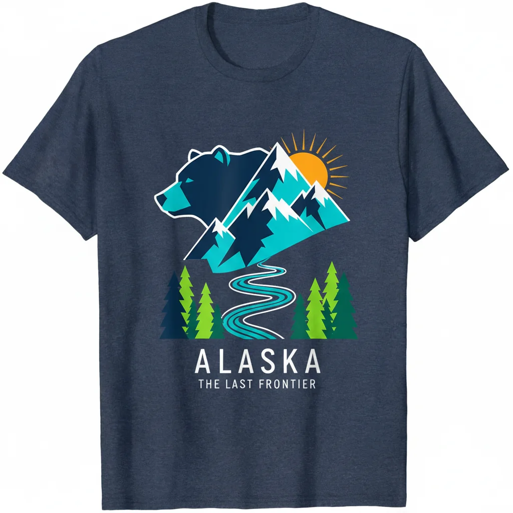 Alaska: The Last Frontier - Premium Durable Unisex T-Shirt