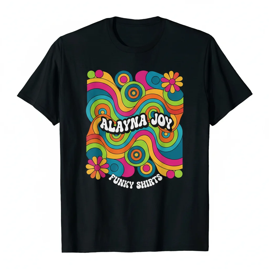 Alayna Joy Funky Shirts Essential T-Shirt – Premium 100% Cotton, Retail Fit, Unique Designs