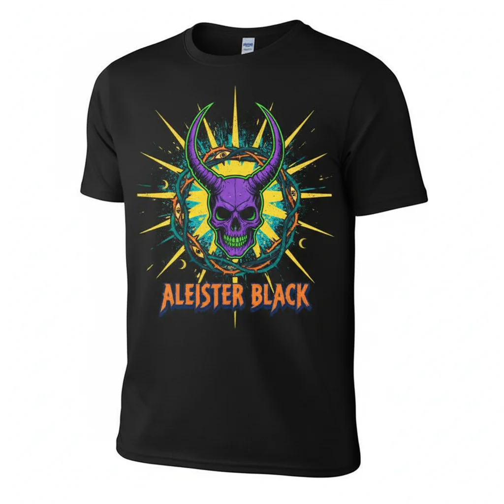 Aleister Black WWE T-Shirt: Unleash the Anti-Hero Within