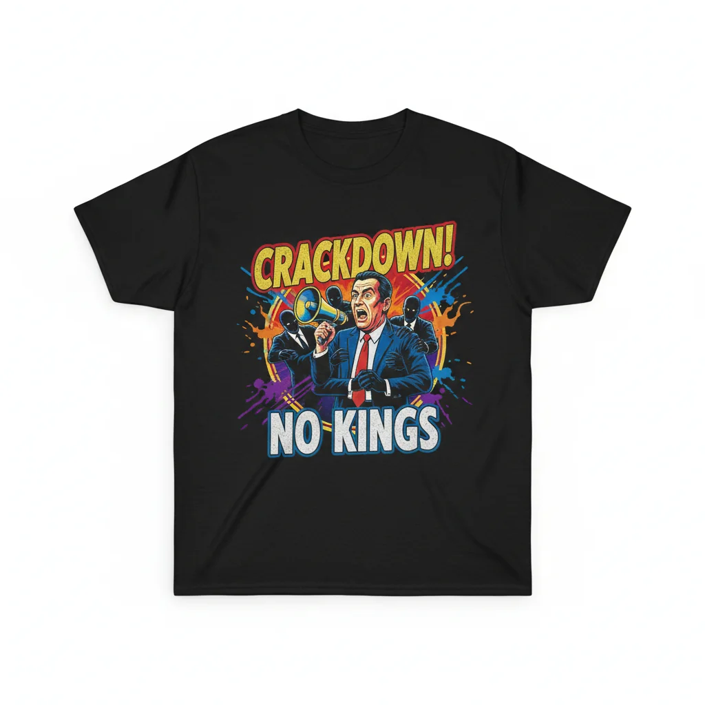The 'No Kings' Crackdown Graphic Tee | Original Artwork Apparel