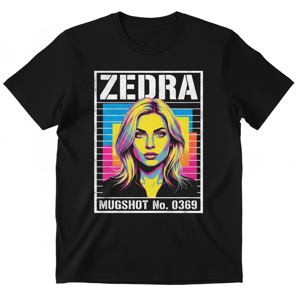 Alex Zedra Mugshot Shirt – Iconic Style, Built to Last