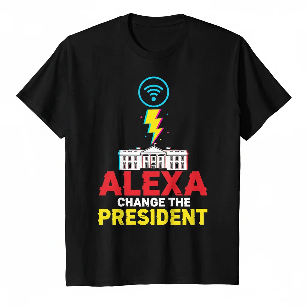 “Alexa Change the President” - Speak Your Mind Premium Essential Tee