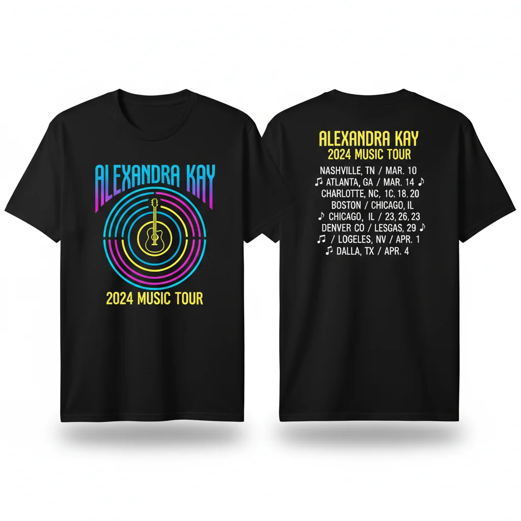 Alexandra Kay 2024 Tour Tee | Premium Heavyweight Streetwear Shirt