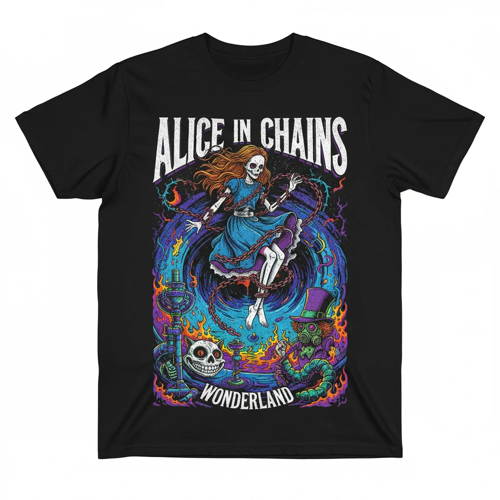 Alice in Chains Wonderland Vintage Tee – Ultra-Durable & Fade-Resistant
