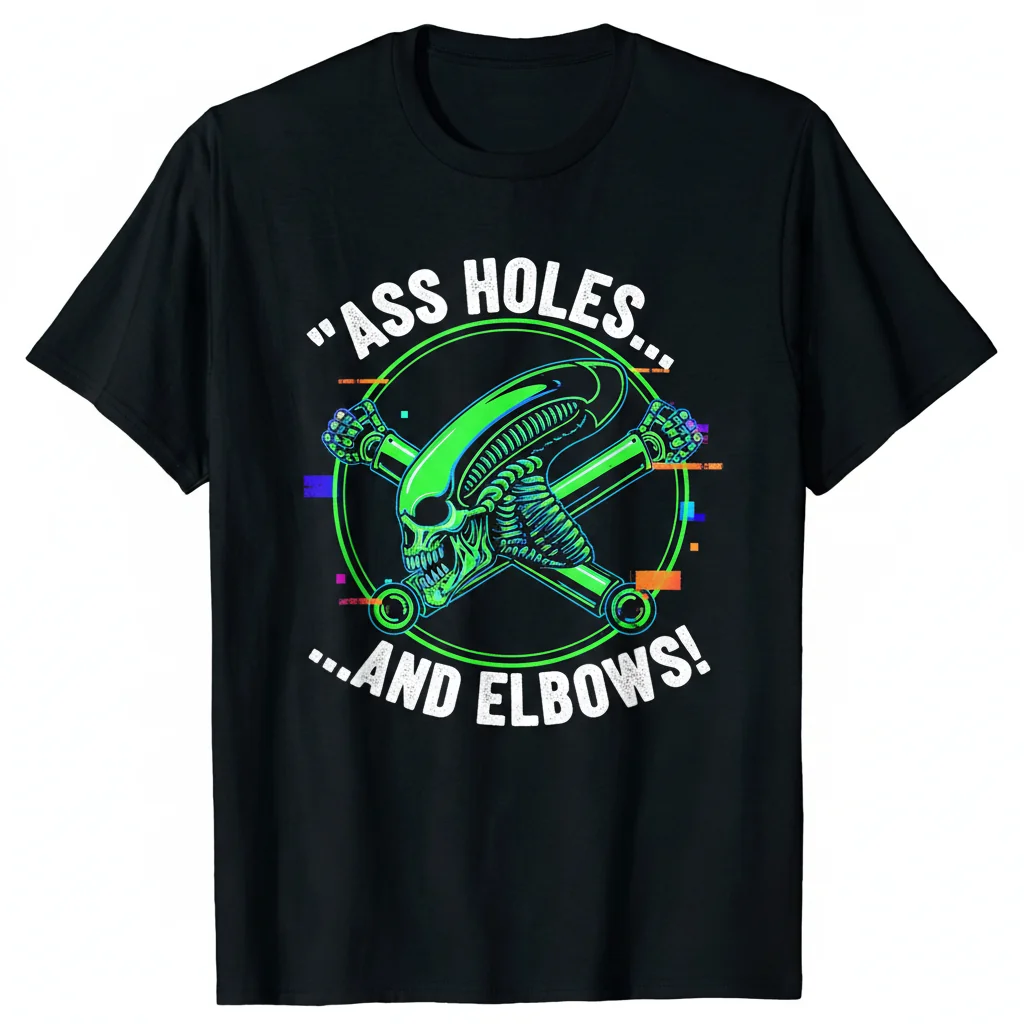 Aliens: Assholes & Elbows Iconic Tee
