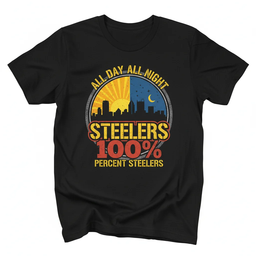 All Day, All Night: My 100% Steelers Heart Shirt