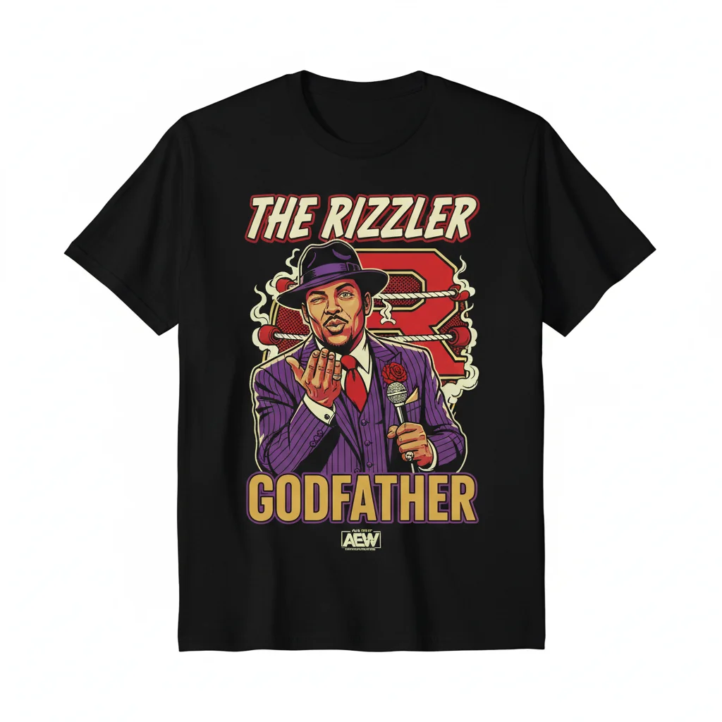 AEW The Rizzler Godfather Tee – Street Ready & Iconic