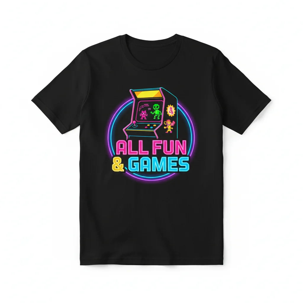 All Fun and Games: The Essential, Durable & Fade-Resistant Unisex T-Shirt
