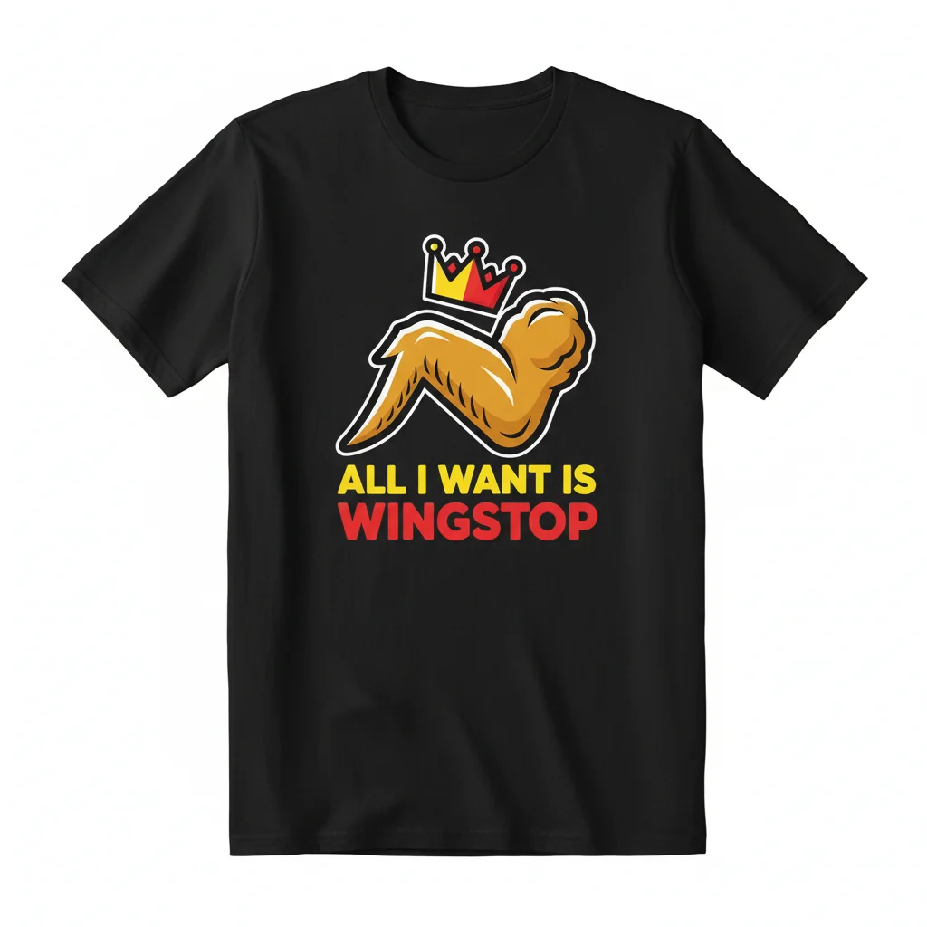 The 'All I Want' Wingstop Inspired Art Tee | Ultra-Soft Unisex Shirt