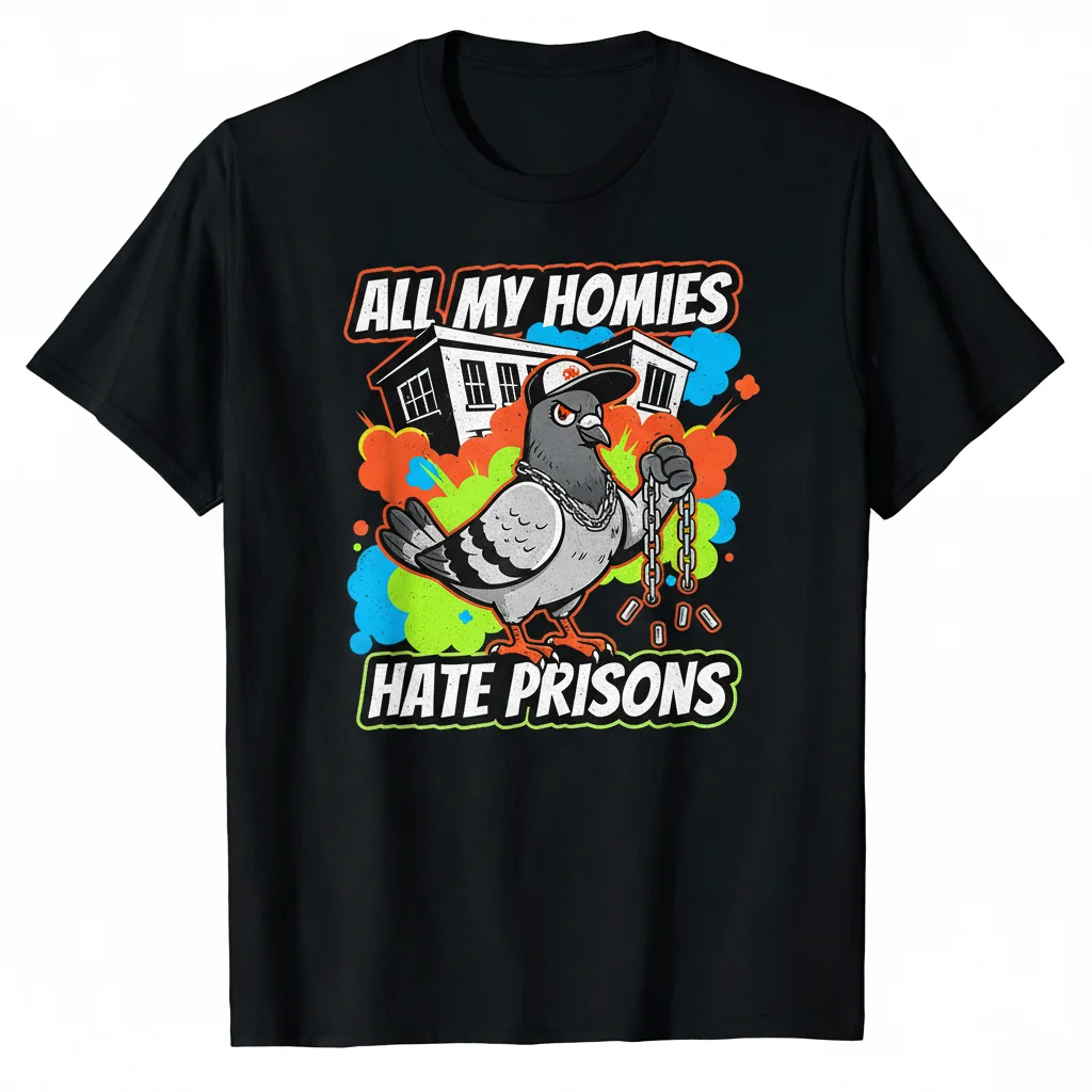 The "All My Homies Hate Prisons" — A Statement Tee