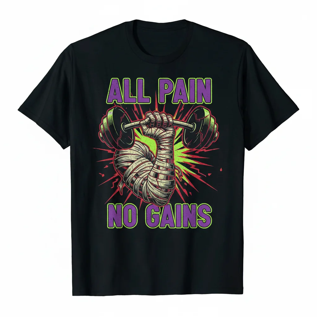 All Pain No Gains - Premium Essential T-Shirt: Built to Last & Never Fade