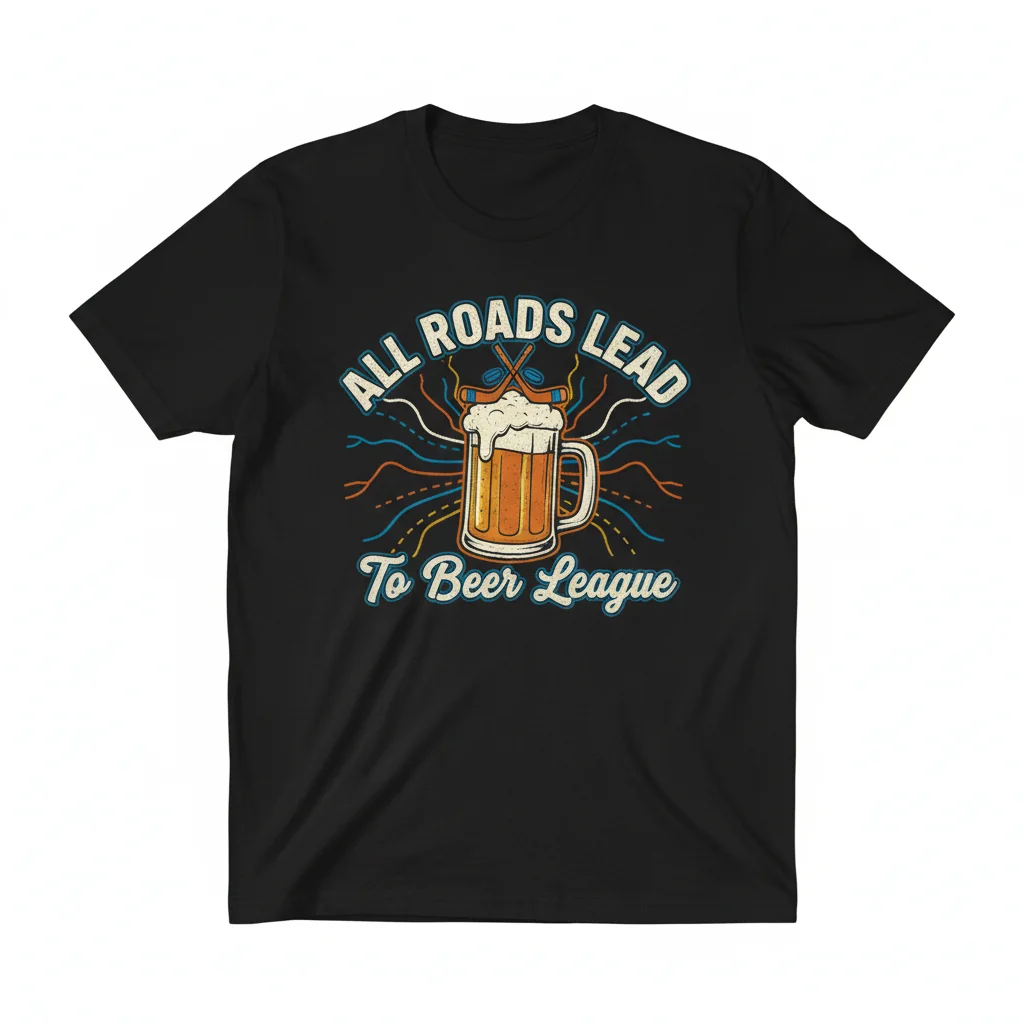 The Beer League Path: Comfort & Camaraderie Tee