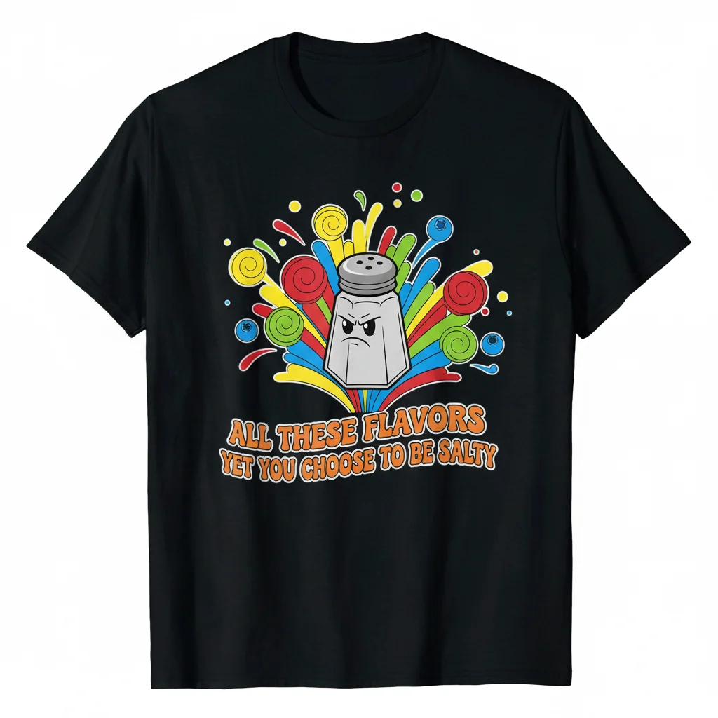 All These Flavors Yet You Choose To Be Salty Essential T-Shirt – Unrivaled Comfort & Lasting Style