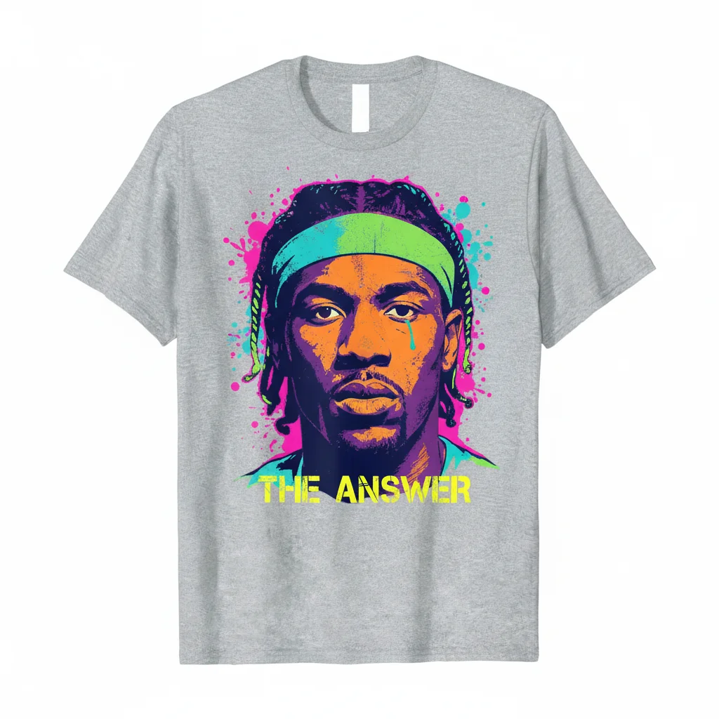 Allen Iverson: Iconic Face, Unforgettable Legacy – Premium Tee