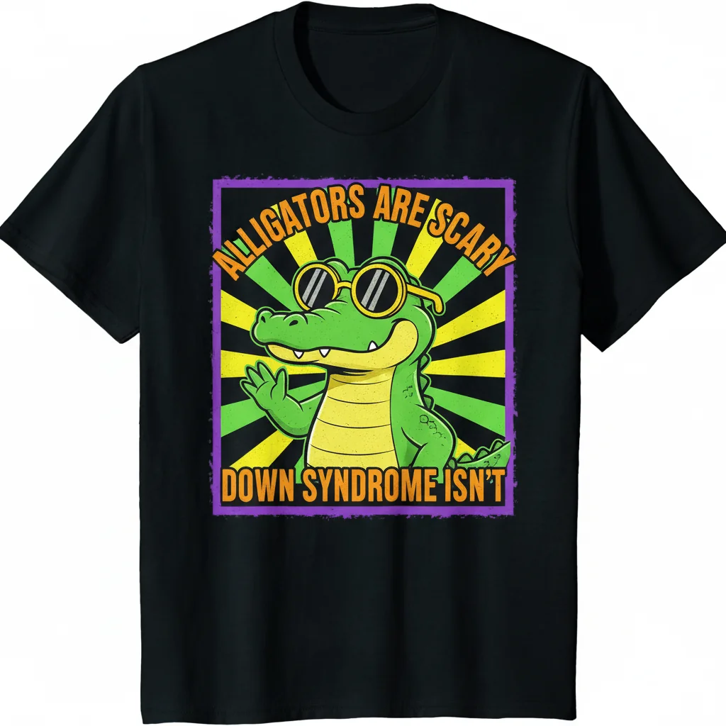 Alligator Are Scary, Down Syndrome Isn't - Essential Awareness T-Shirt