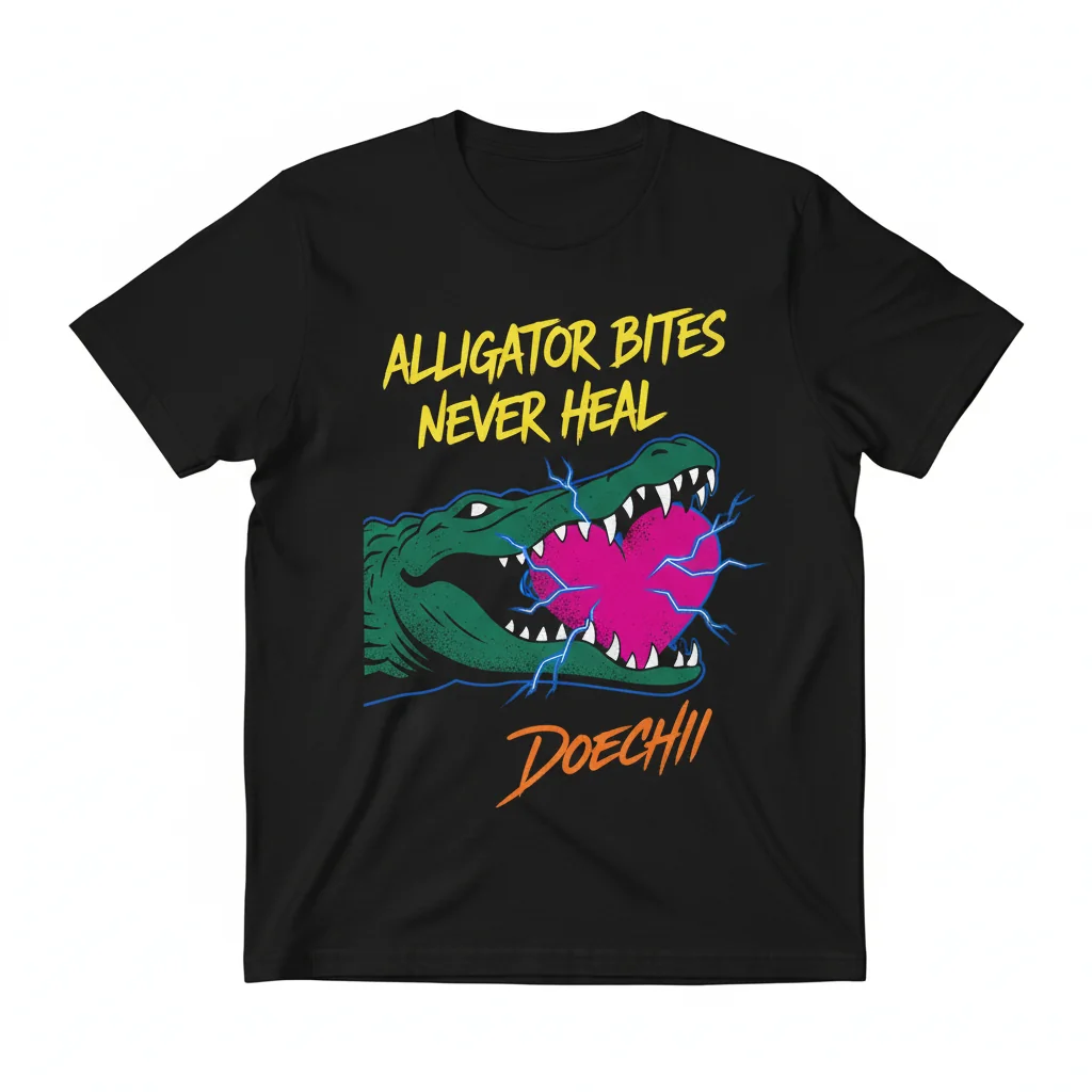 Doechii's "Alligator Bites Never Heal" Signature Shirt – Durable Comfort, Unfading Style