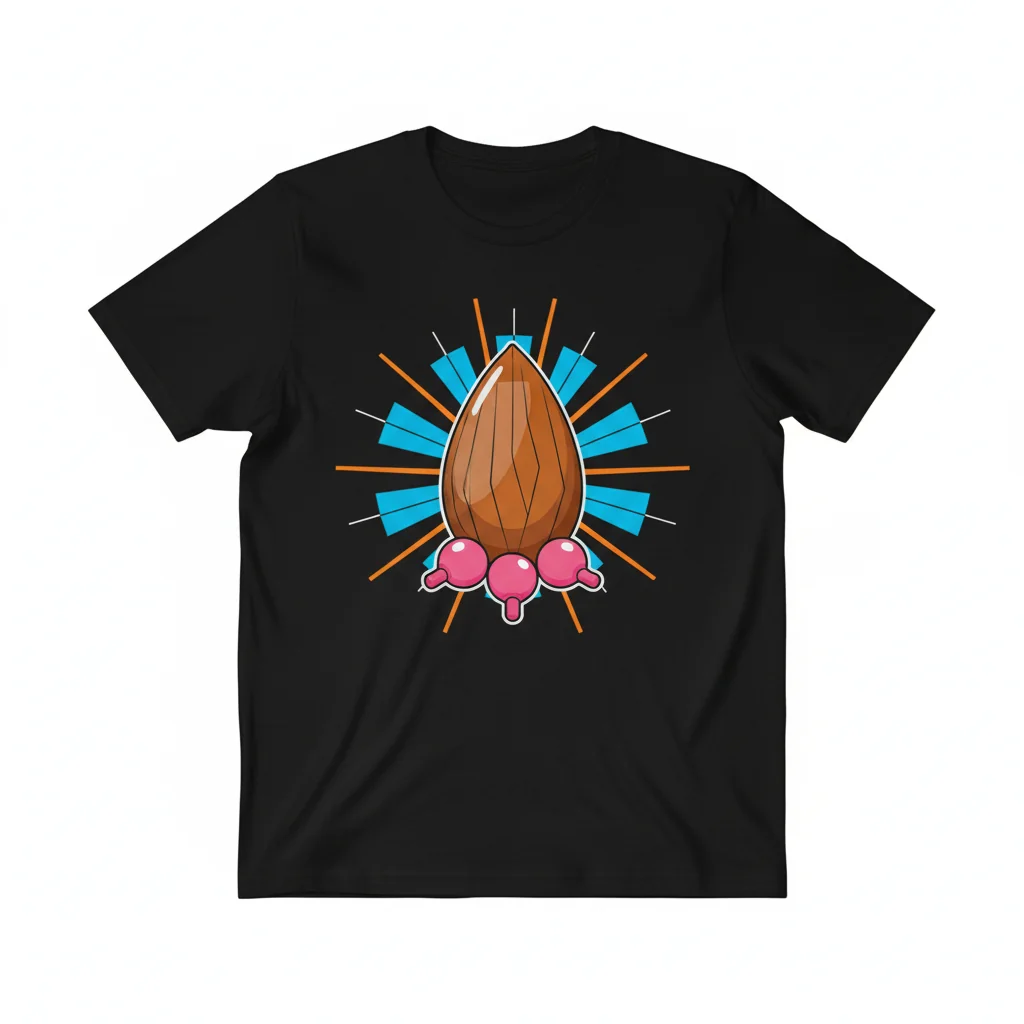 Almond with Udders Premium Essential Tee - Unmatched Comfort & Lasting Style