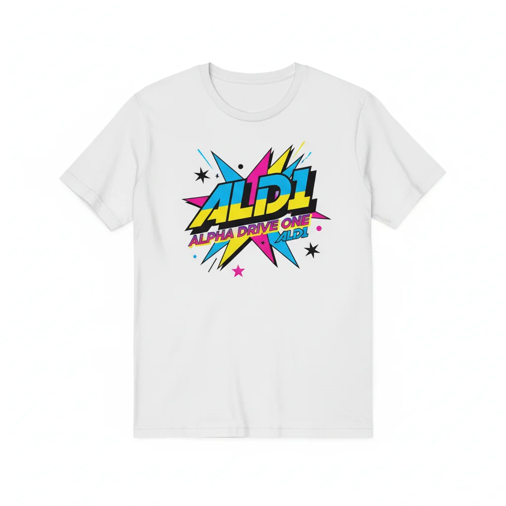Alpha Drive One ALD1: The Beat of K-Pop, Woven into Your Essential Tee