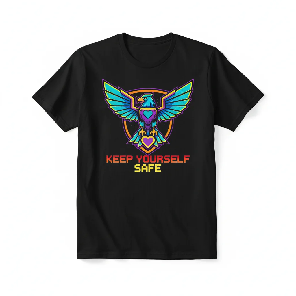 Alpharad Platinum Patreon: The 'Keep Yourself Safe' Premium Tee – Built to Last