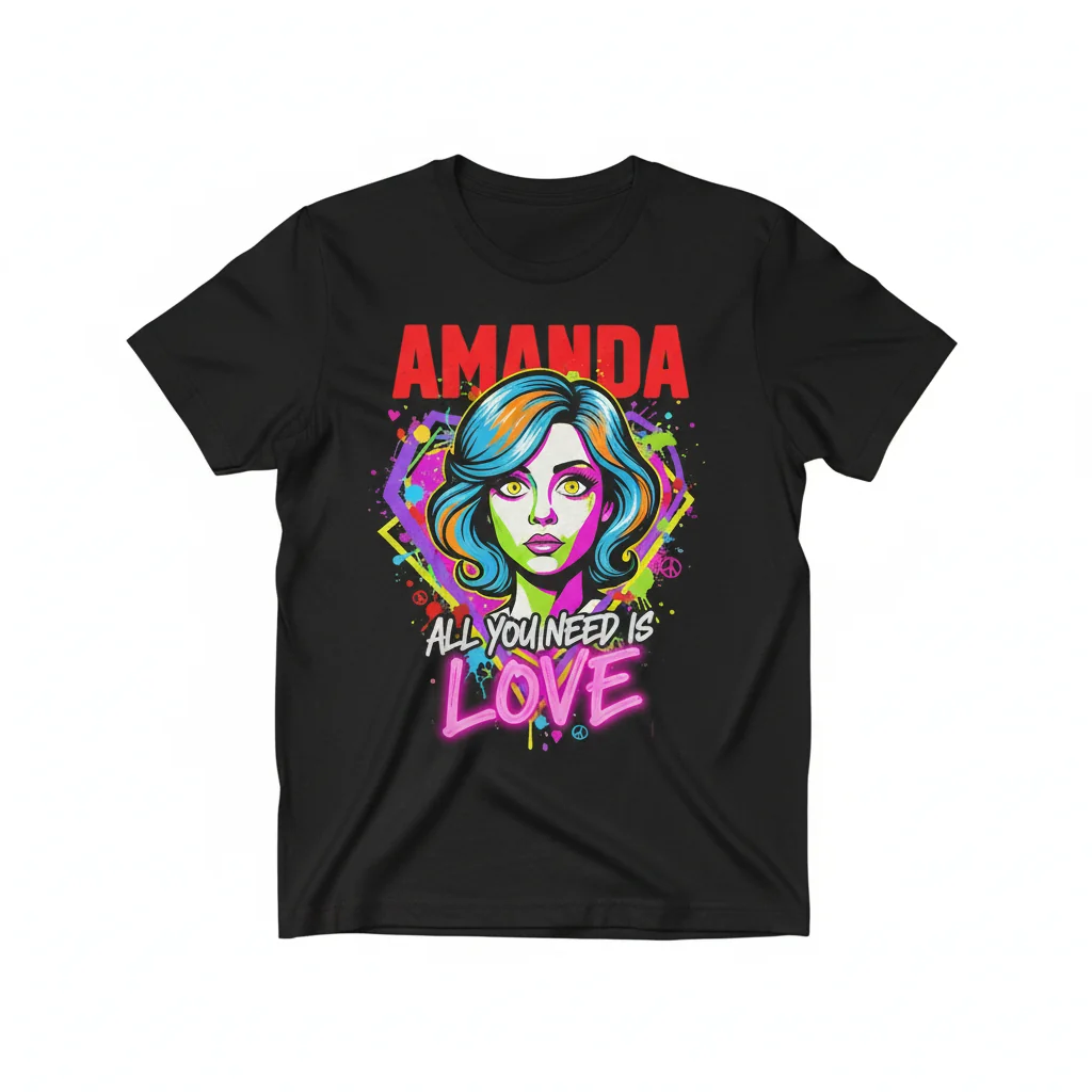 Amanda Knox 'All You Need Is Love' Premium Cotton T-Shirt