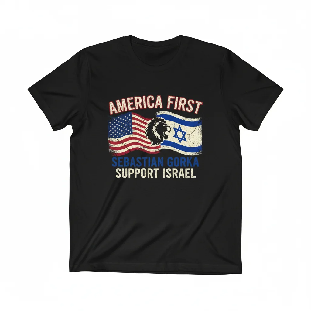 Stand Tall: The Sebastian Gorka 'America First & Israel' Statement Tee