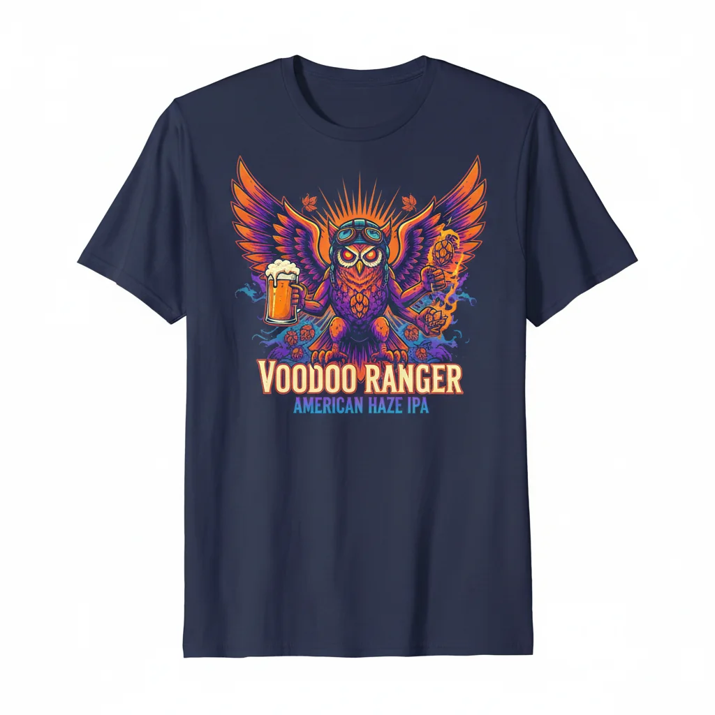 Voodoo Ranger IPA Beer Shirt | Ultra-Durable & Pre-Shrunk Cotton Tee