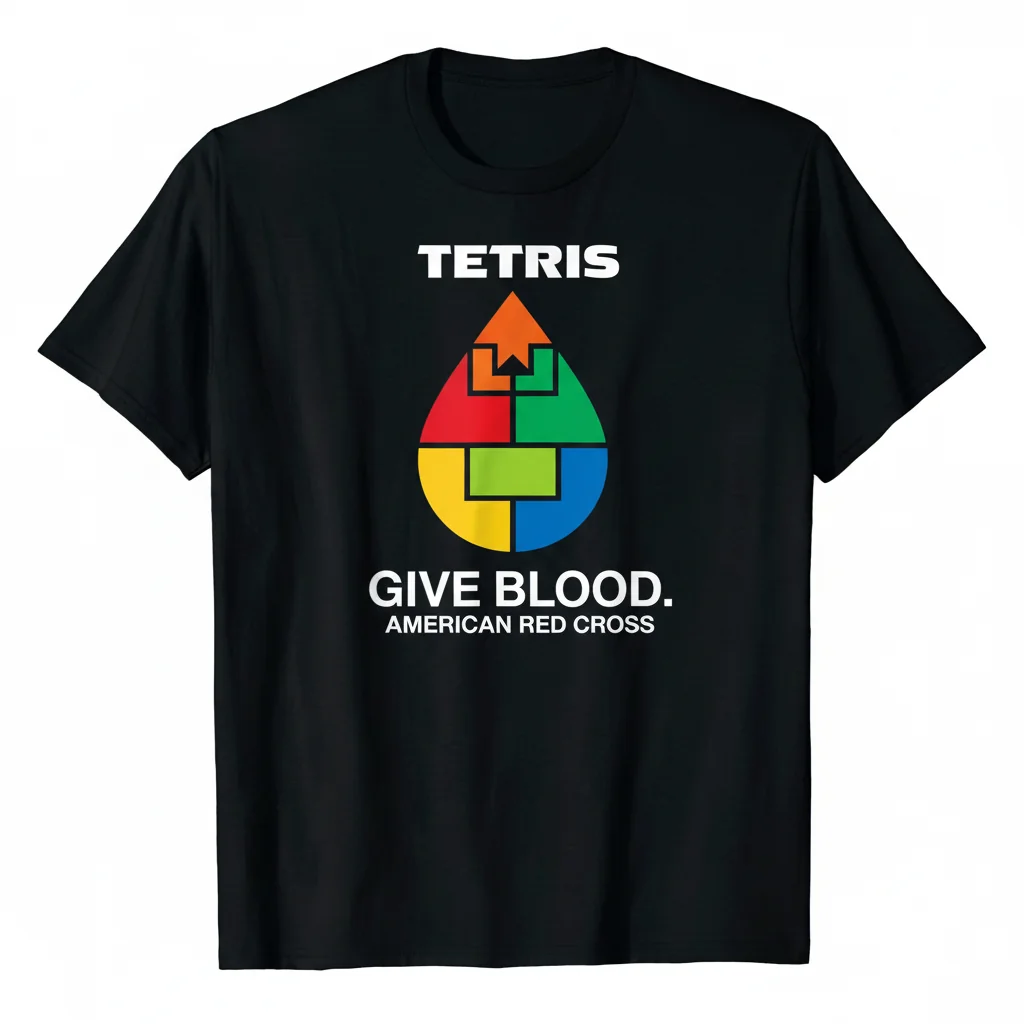 Red Cross Tetris: Give Blood. Stay Fresh.