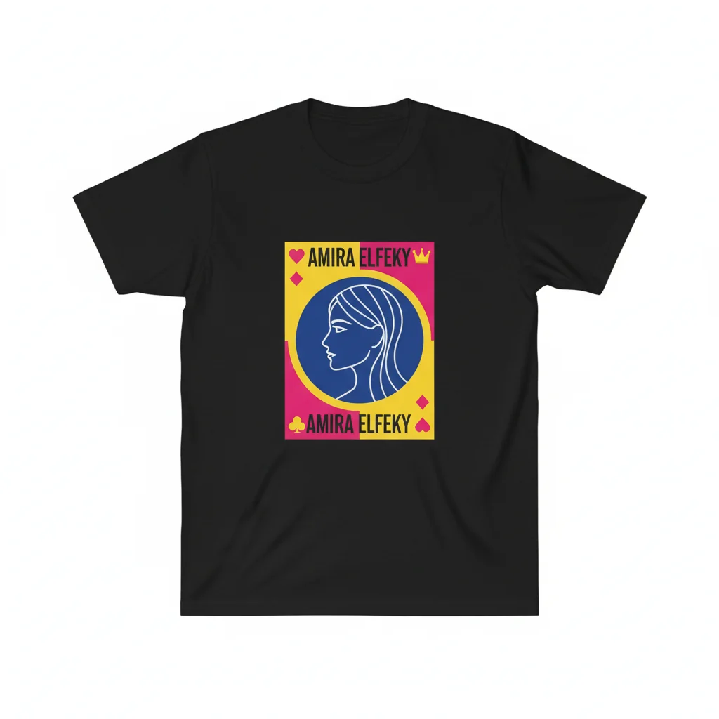 Amira Elfeky Card Poster T-Shirt – Unique Graphic Tee
