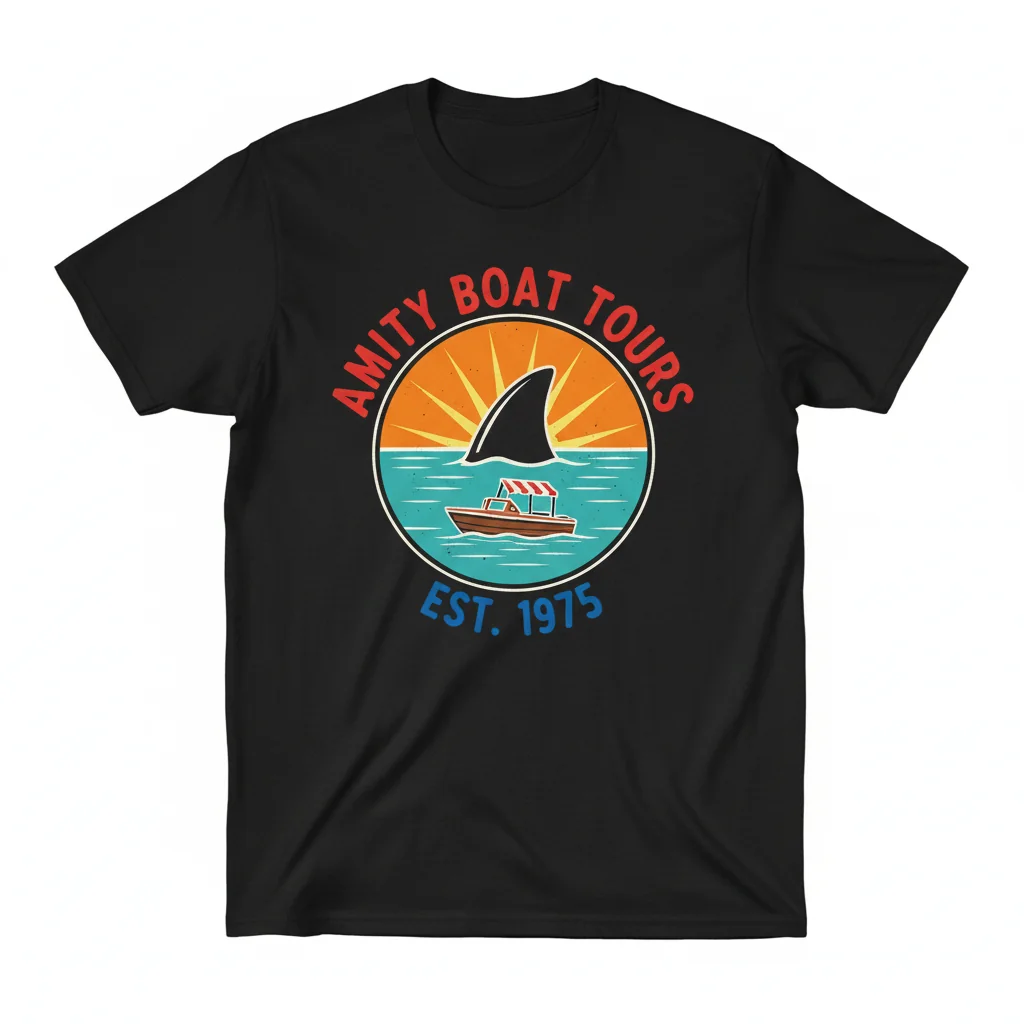Amity Boat Tours: Journey's Embrace Essential Tee