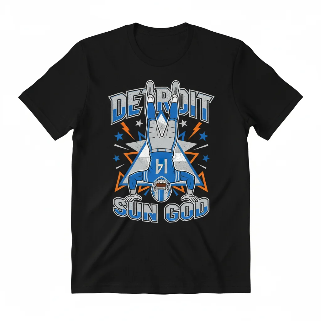 Amon-Ra St. Brown Headstand Tee: Lions Street Cred