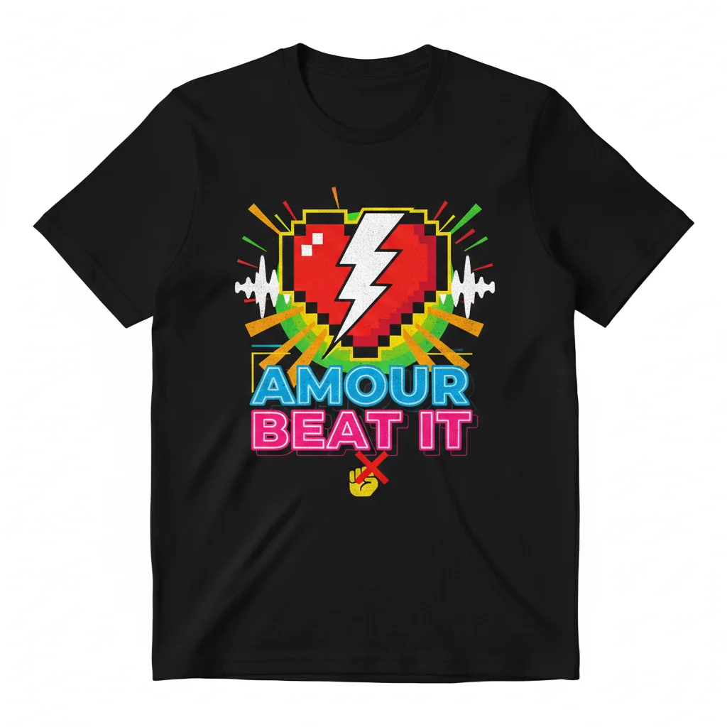 Amour Beat It: Unleash Your Heart's Rhythm Essential T-Shirt