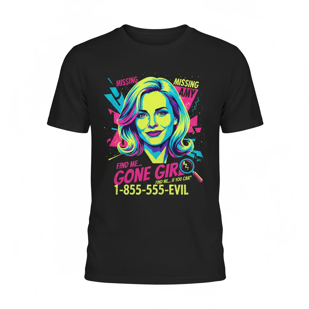 Amy Dunne Missing Poster Essential T-Shirt – Gone Girl Fan Tee