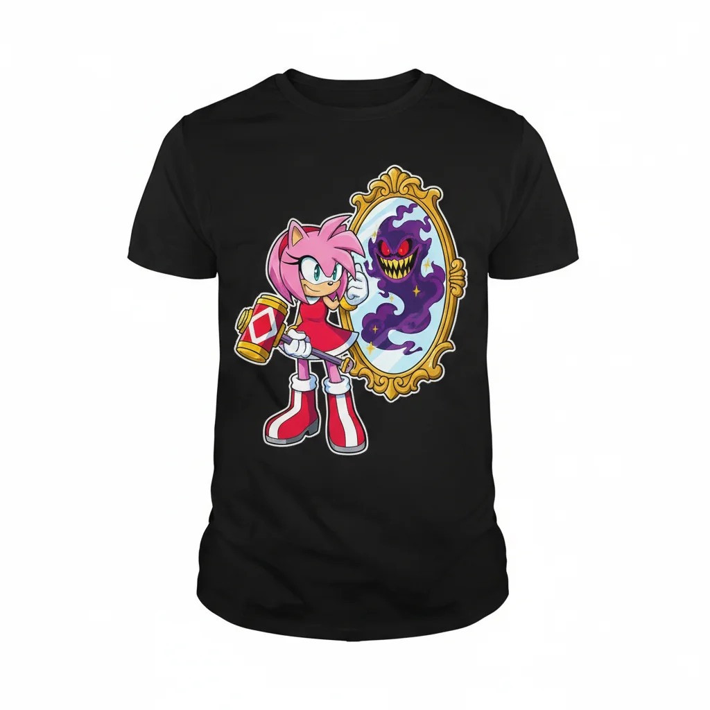 Amy Rose vs. King Boom Boo | Sonic X Streetwear Tee 1 Amy Rose vs. King Boom Boo | Sonic X Streetwear Tee