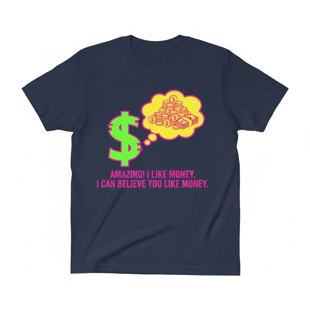 Amazing I Like Money Idiocracy Movie T-Shirt