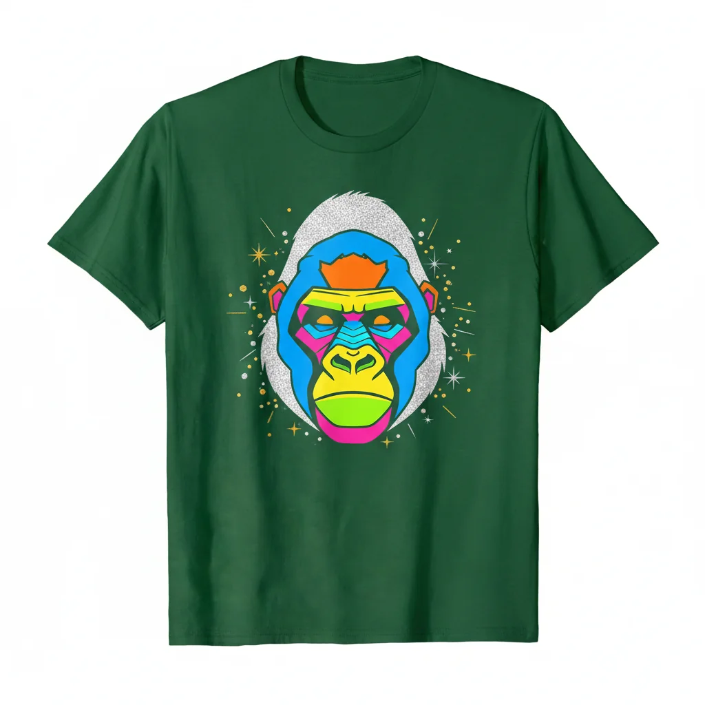 Portrait Intime 'Dos Argenté' - T-Shirt Essentiel de Gorille